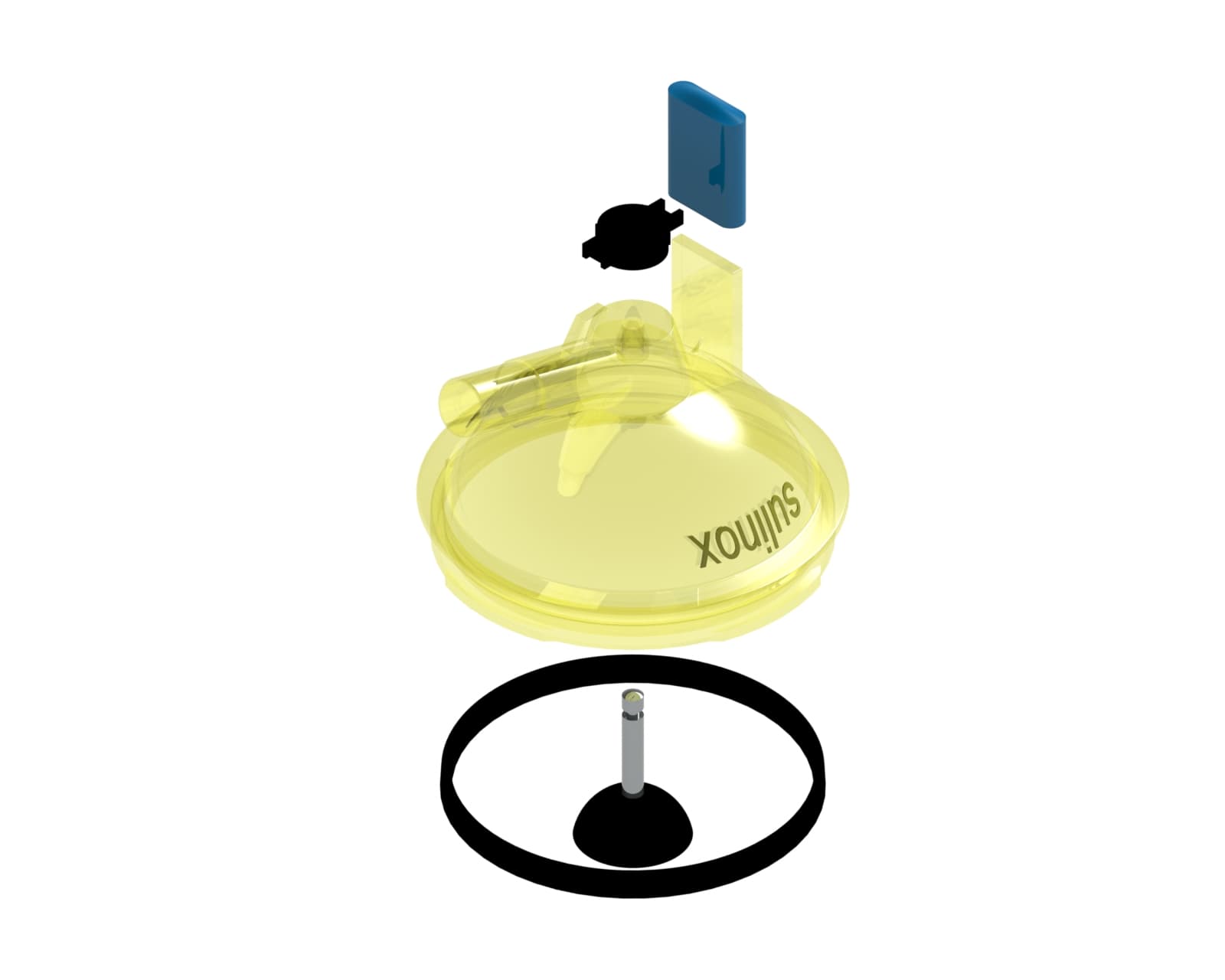 TAMPA ACRILICA CS-400 SAIDA 16 MM COMPLETA