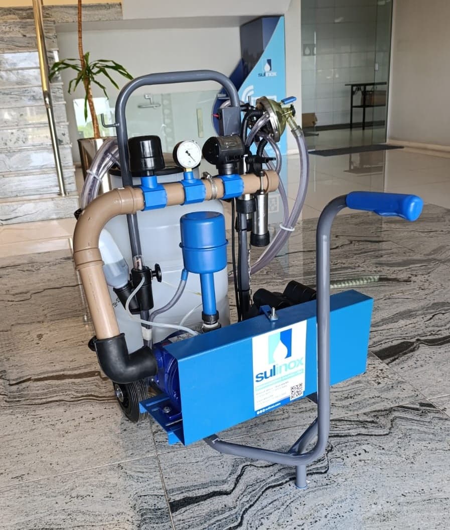 Ordenha móvel START 250L COM MOTOR, 01 UNID. DE ORDENHA E TARRO