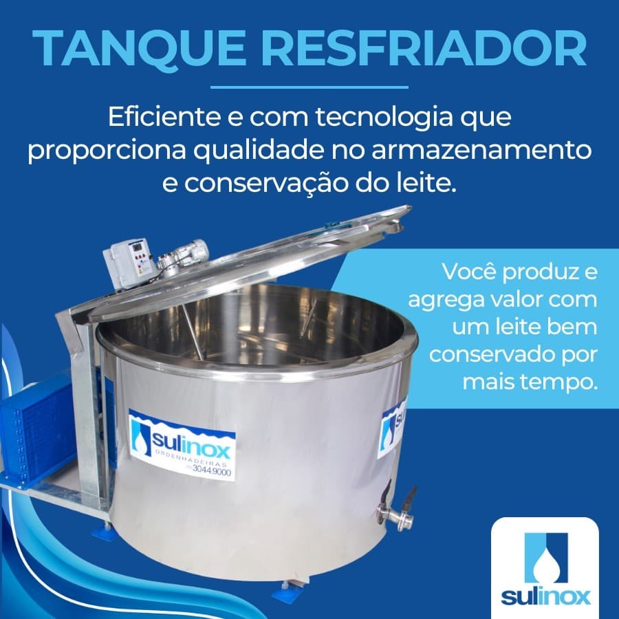 Tanque Resfriador de leite (SOLICITAÇÃO DE ORÇAMENTO)