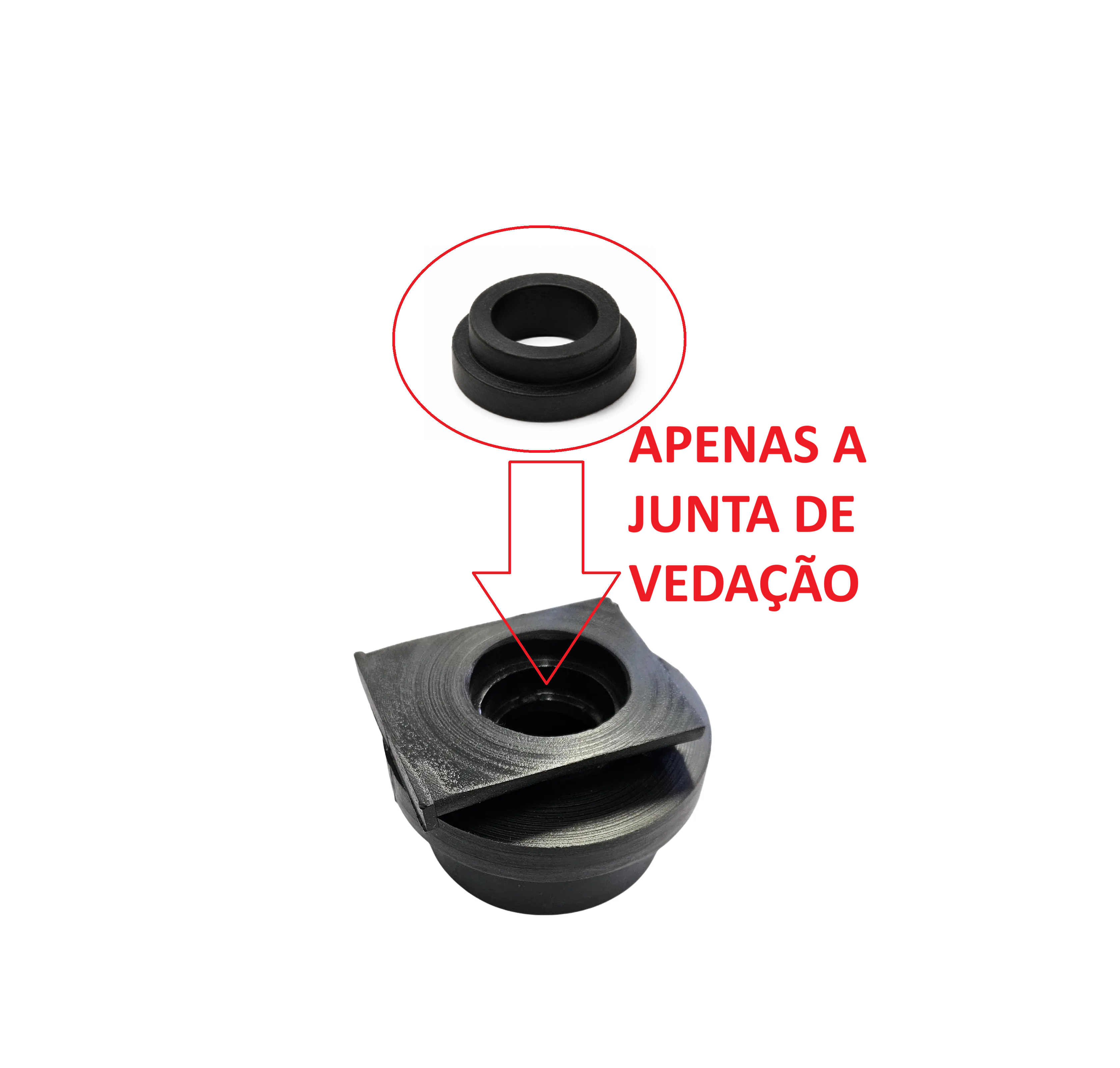 JUNTA DO ACOPLAMENTO PARA PULSADOR PNEUMATICO