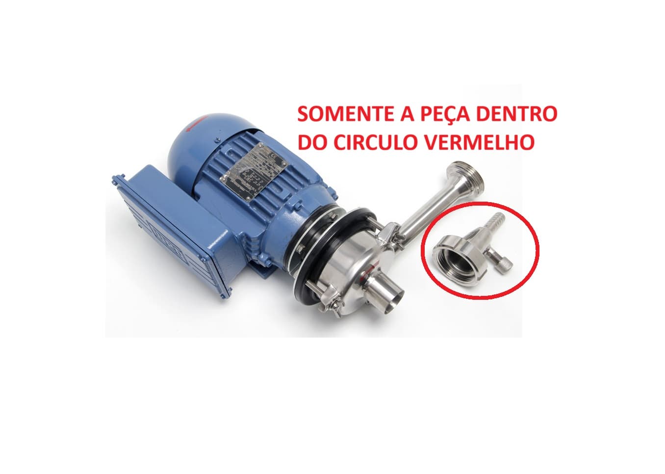 PONTEIRA INOX DO TRANSFERIDOR COM REDUCAO PARA 1 POL