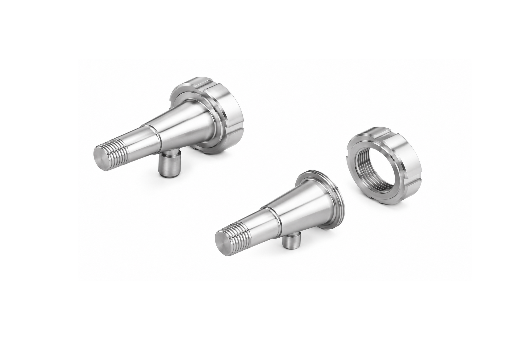 PONTEIRA INOX DO TRANSFERIDOR COM REDUCAO PARA 1 POL - Imagem 2
