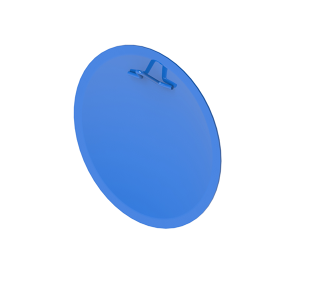 TAMPA DO DEPOSITO DE VACUO BVS 230L/330L/500L AZUL