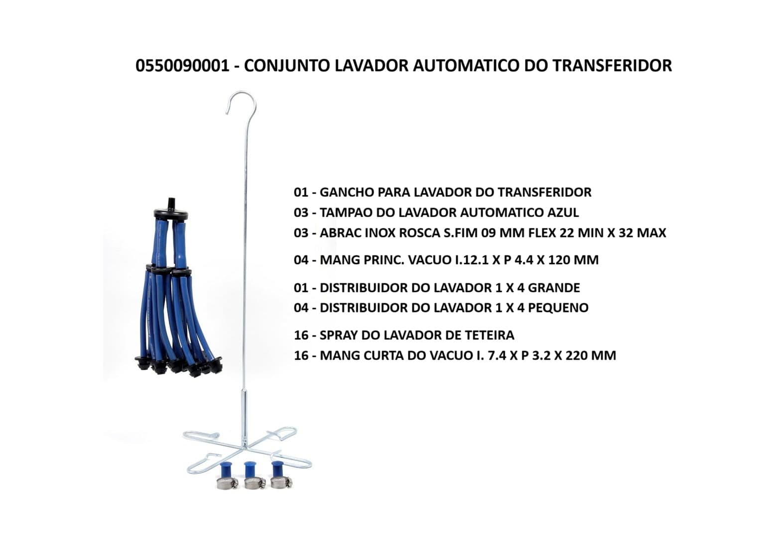 CONJUNTO LAVADOR AUTOMATICO DO TRANSFERIDOR