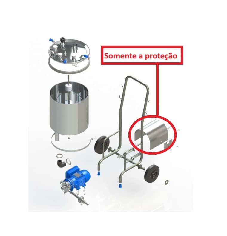 Protetor da Bomba do Transferidor Inox – foto 2 de 2