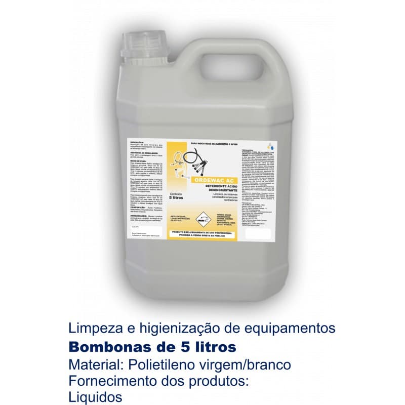 ORDEWAC AC LIQUIDO 5 LITROS