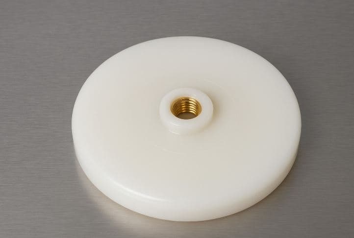 ROTOR DA BOMBA DE LEITE BRANCO ALETA ALTA - REV.2.0