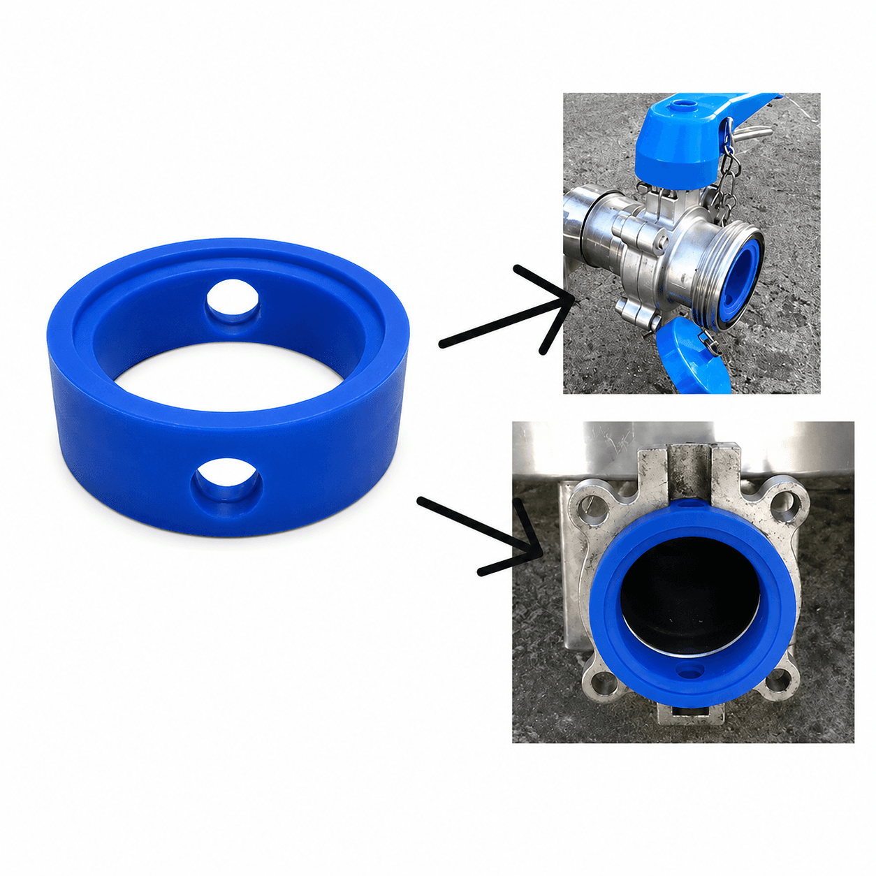 Anel de Vedação Silicone 2 Pol. para Válvula Borboleta Tanque – foto 2 de 2